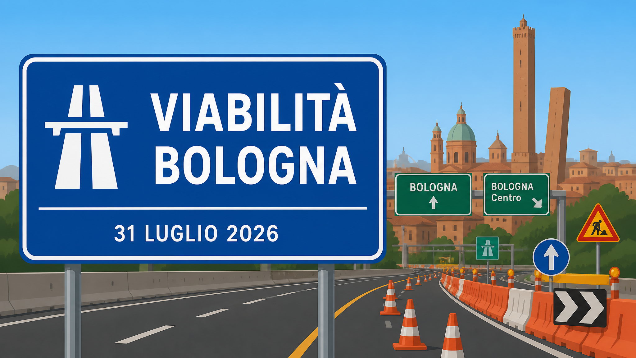 Viabilità e trasporti a Bologna oggi, 31 luglio 2026: chiusure e aggiornamenti