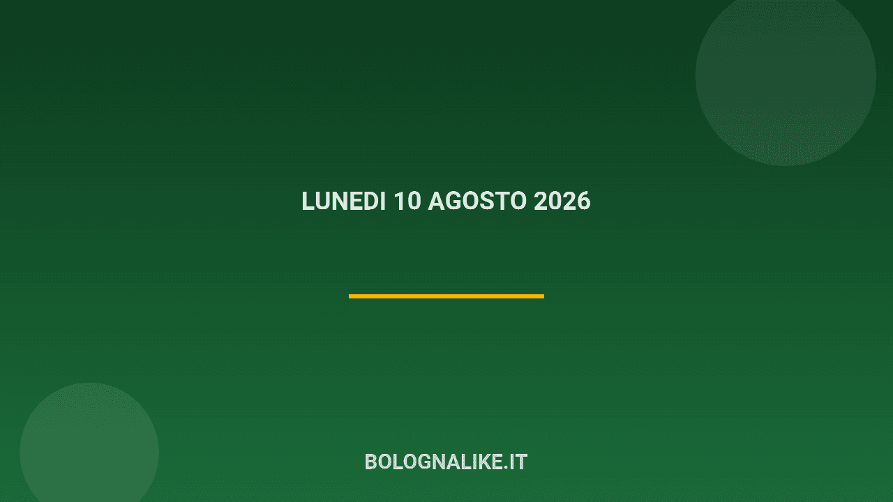 Viabilità e trasporti a Bologna oggi, 10 agosto 2026: chiusure e aggiornamenti