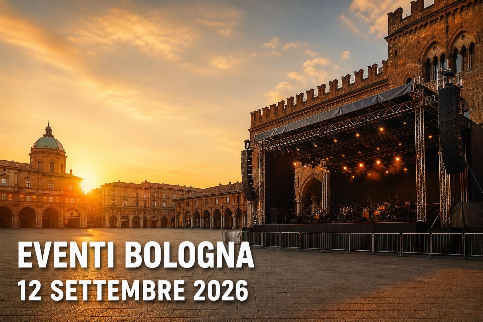 Eventi a Bologna oggi, 12 settembre 2026: cosa fare in città