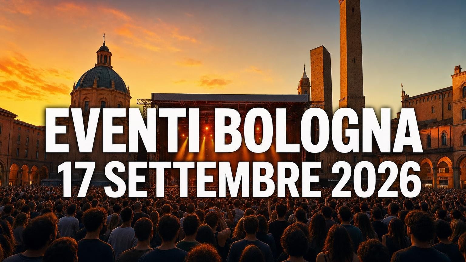 Eventi a Bologna oggi, 17 settembre 2026: cosa fare in città