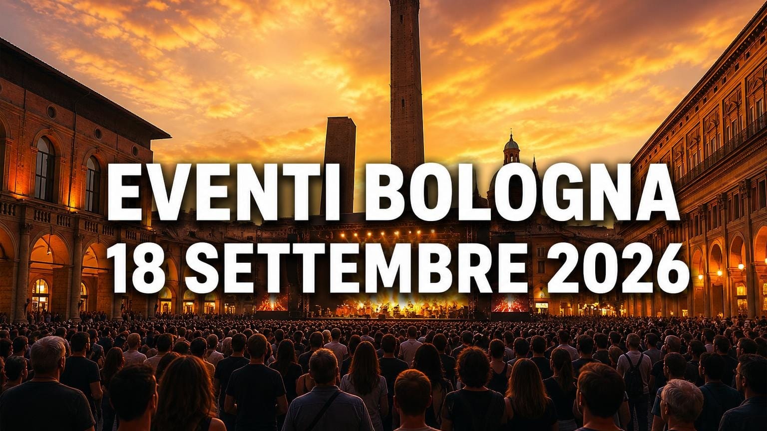 Eventi a Bologna oggi, 18 settembre 2026: cosa fare in città