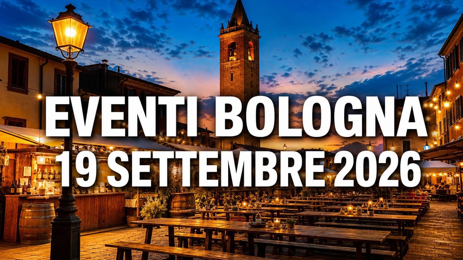 Eventi a Bologna oggi, 19 settembre 2026: cosa fare in città