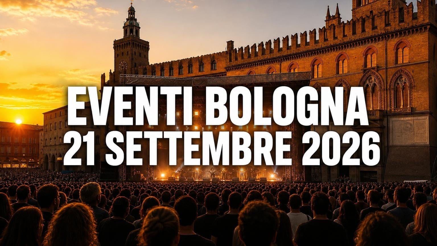 Eventi a Bologna oggi, 21 settembre 2026: cosa fare in città
