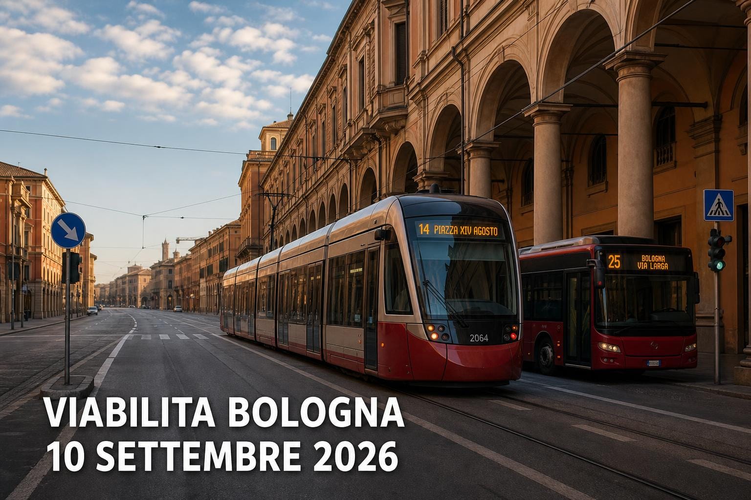 Viabilità e trasporti a Bologna oggi, 10 settembre 2026: chiusure e aggiornamenti