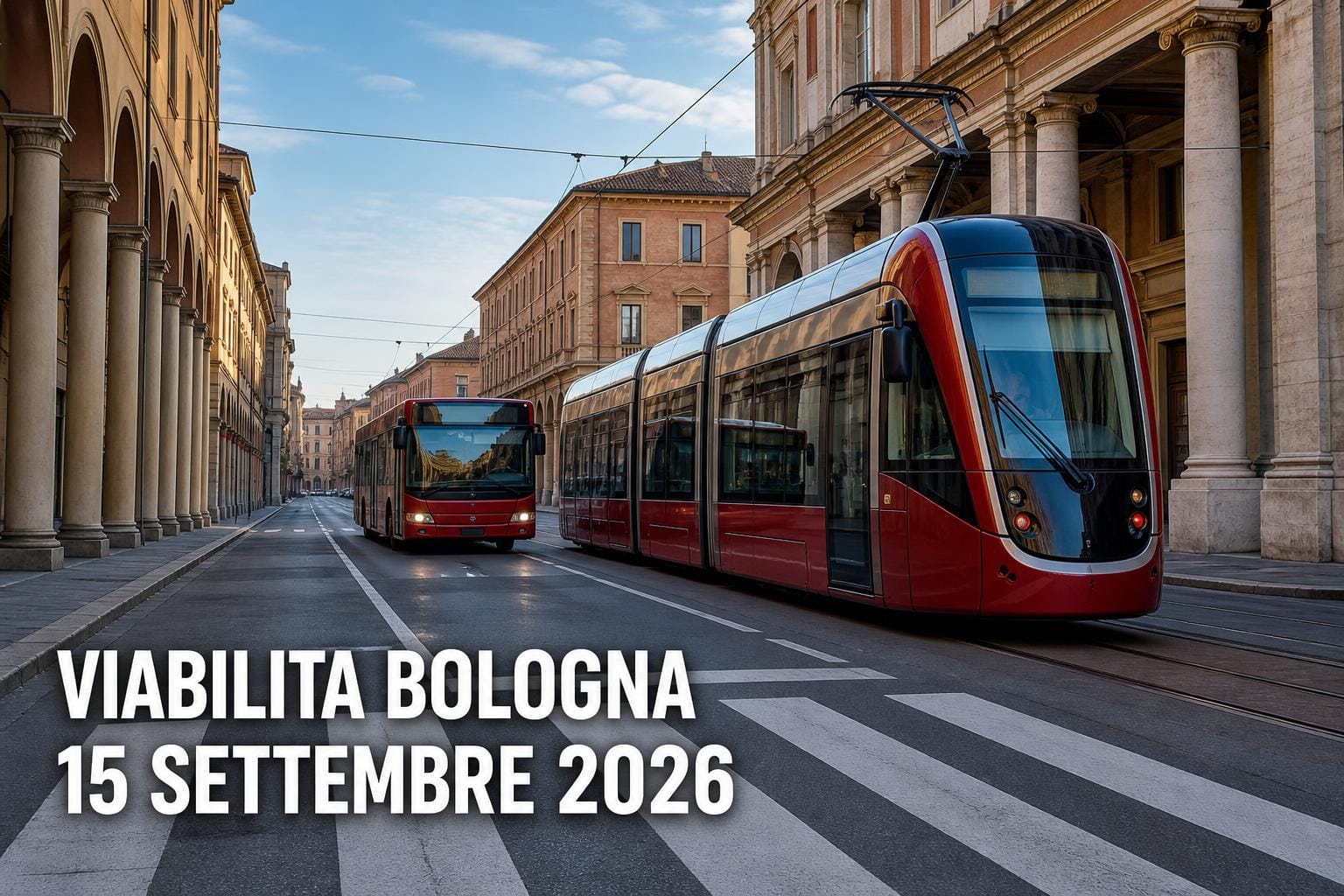 Viabilità e trasporti a Bologna oggi, 15 settembre 2026: chiusure e aggiornamenti
